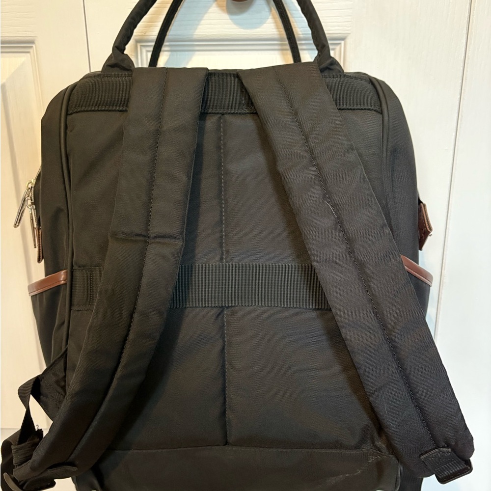 Black Backpack with Computer Pouch - Picture 2 of 6